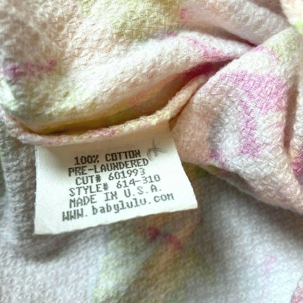 Baby Lulu Girls Pink Floral One Piece 9 Months Rom - Picture 4 of 6
